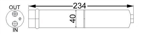 Mahle AD247000S - Dryer, air conditioning