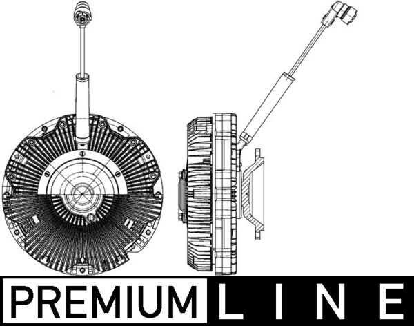 Mahle CFC172000P - Clutch, radiator fan