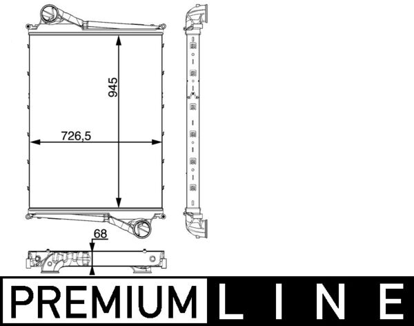 Mahle CI215000P - Charge Air Cooler