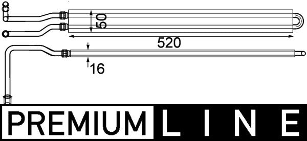 Mahle CLC229000P - Oil Cooler, engine oil