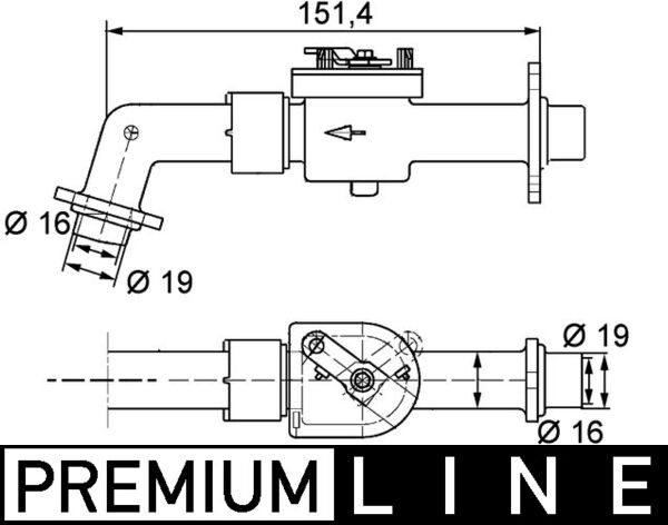 Mahle CV6000P - Coolant Control Valve