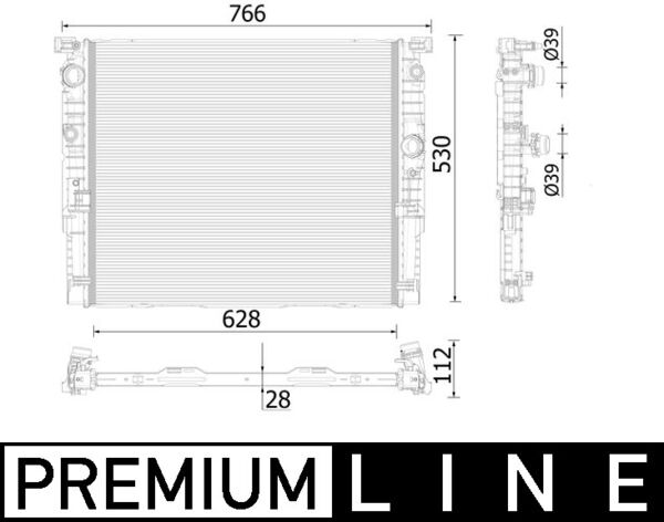 Mahle CR937000P - Radiator, engine cooling