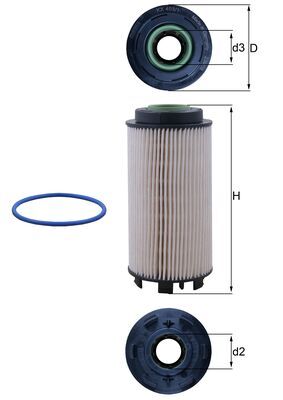 Mahle KX403/1D - Fuel Filter