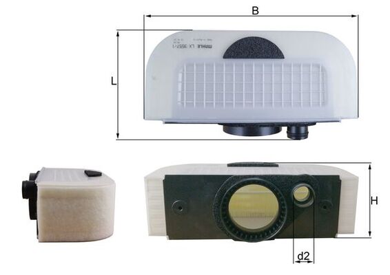 Mahle LX3557/1 - Air Filter