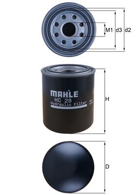Mahle HC28 - Filter, operating hydraulics