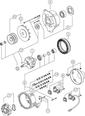 Mahle MG392 - Alternator