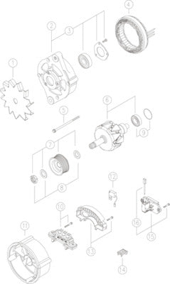 Mahle MG627 - Alternator