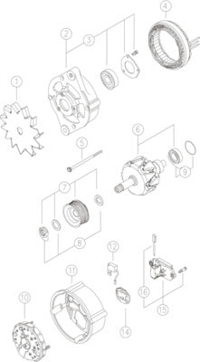 Mahle MG636 - Alternator