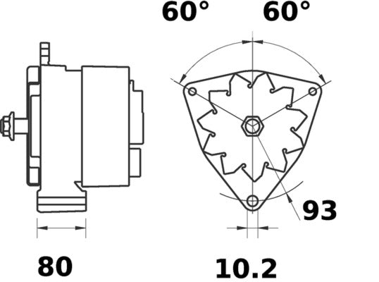 Mahle MG493 - Alternator