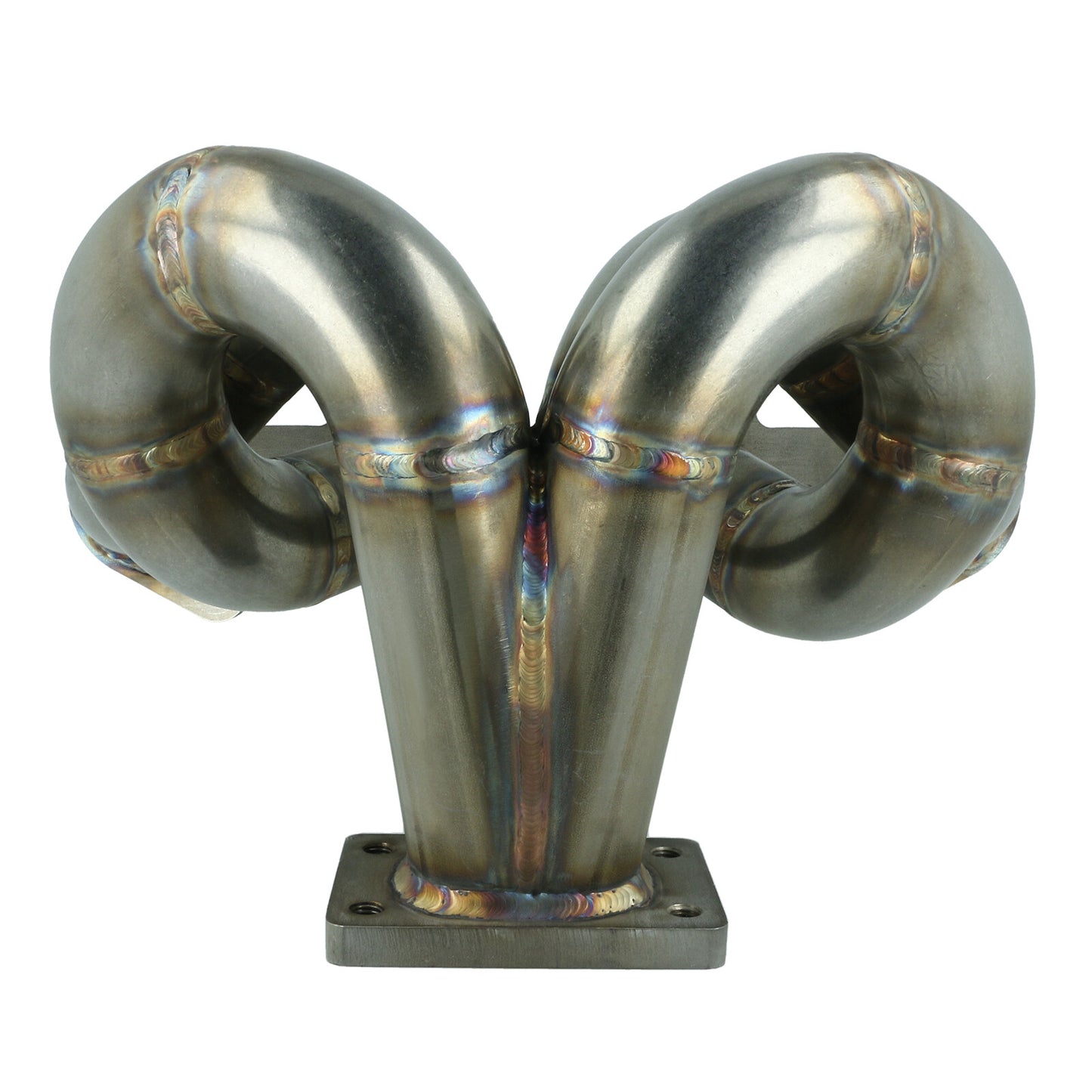 Turbozentrum 428476 Tube Exhaust Manifold VAG 1,8l - 2,0l 16V Pulse Charging T25 / T28-flange no WG - Stainless Steel