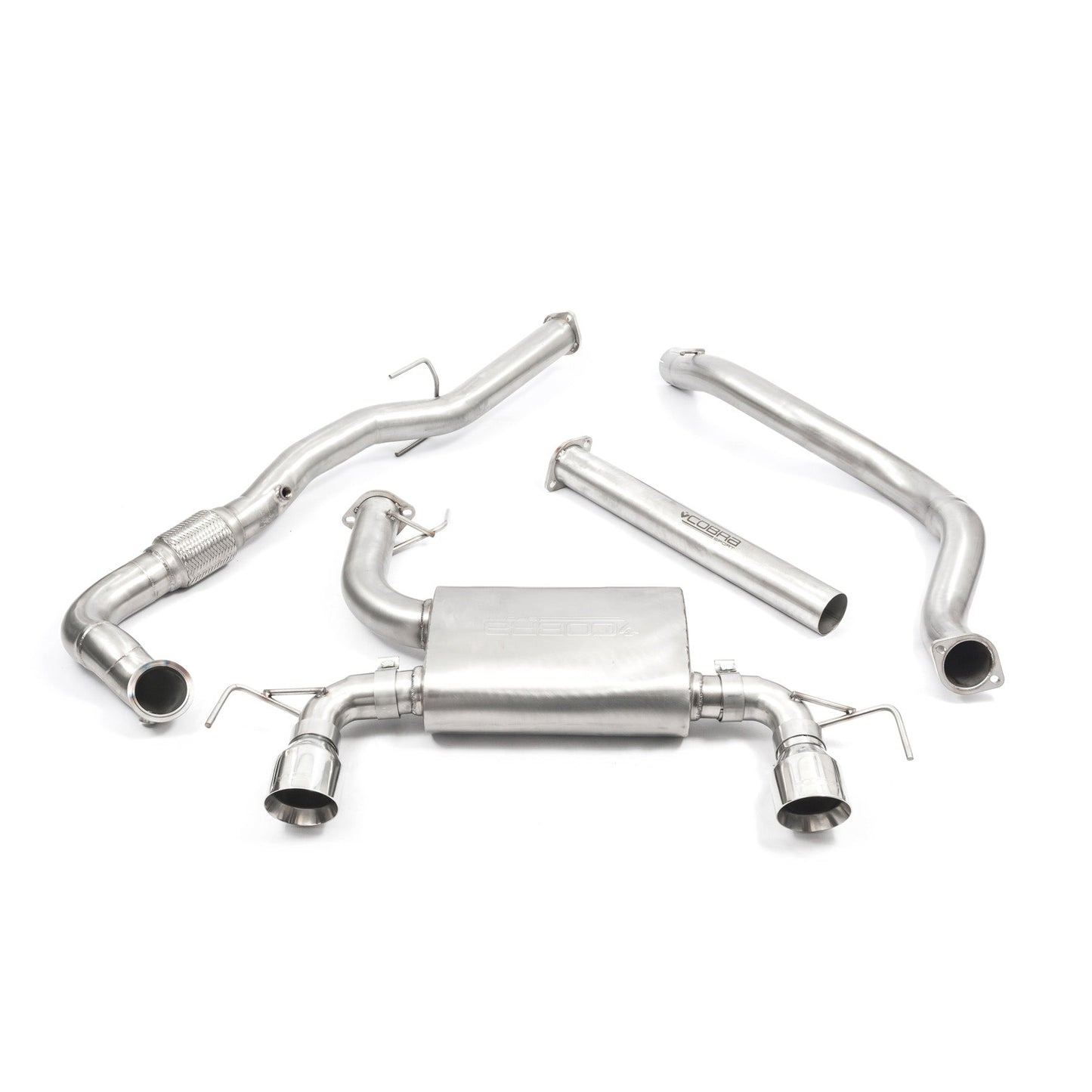 Cobra Exhaust Vauxhall Corsa D VXR Nurburgring (10-14) Turbo Back Performance Exhaust