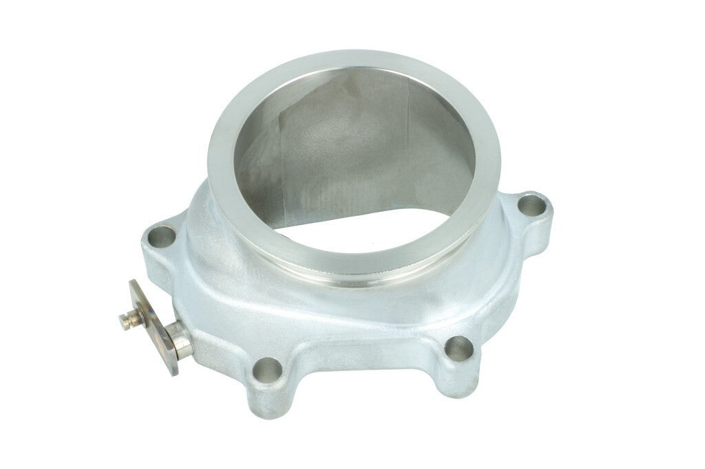 Turbozentrum 404032 Wastegate Adapter T3 5-Bolt (Ford) V-Band - stainless