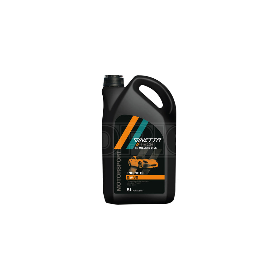 Millers Oils Ginetta Tech 0W-30 Fully Synthetic Engine Oil 5l