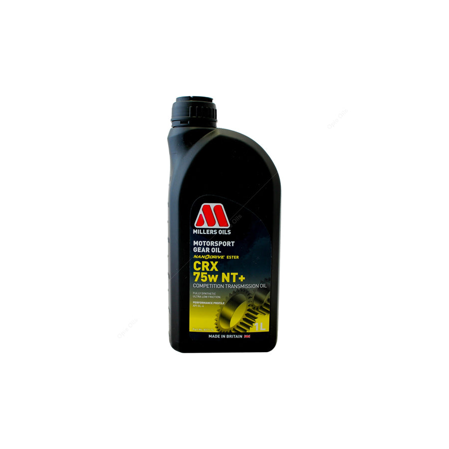 Millers Oils Motorsport CRX 75w NT+ Fully Synthetic Transmission Oil 1l