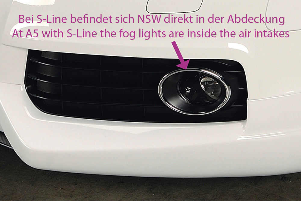 Rieger 00055411 Audi B8 B81 A5 Front Splitter