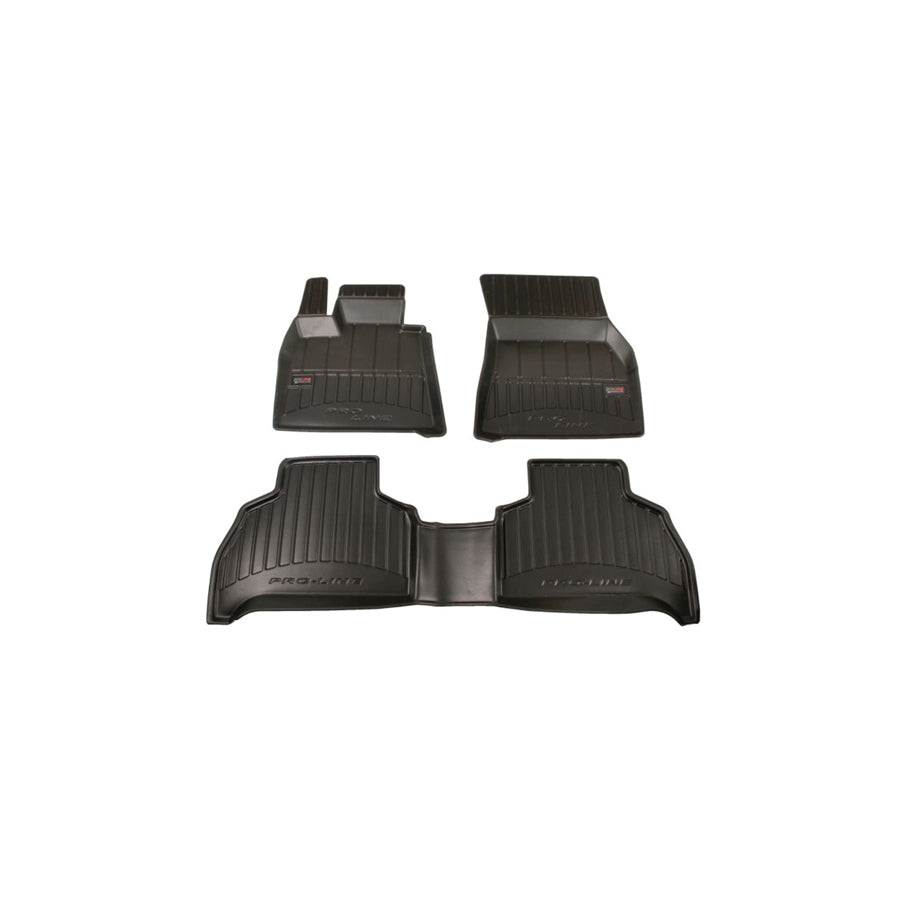 FROGUM 3D407923 Floor mat set for BMW X5 (G05) Elastomer, Front and Rear, Quantity: 4, Black