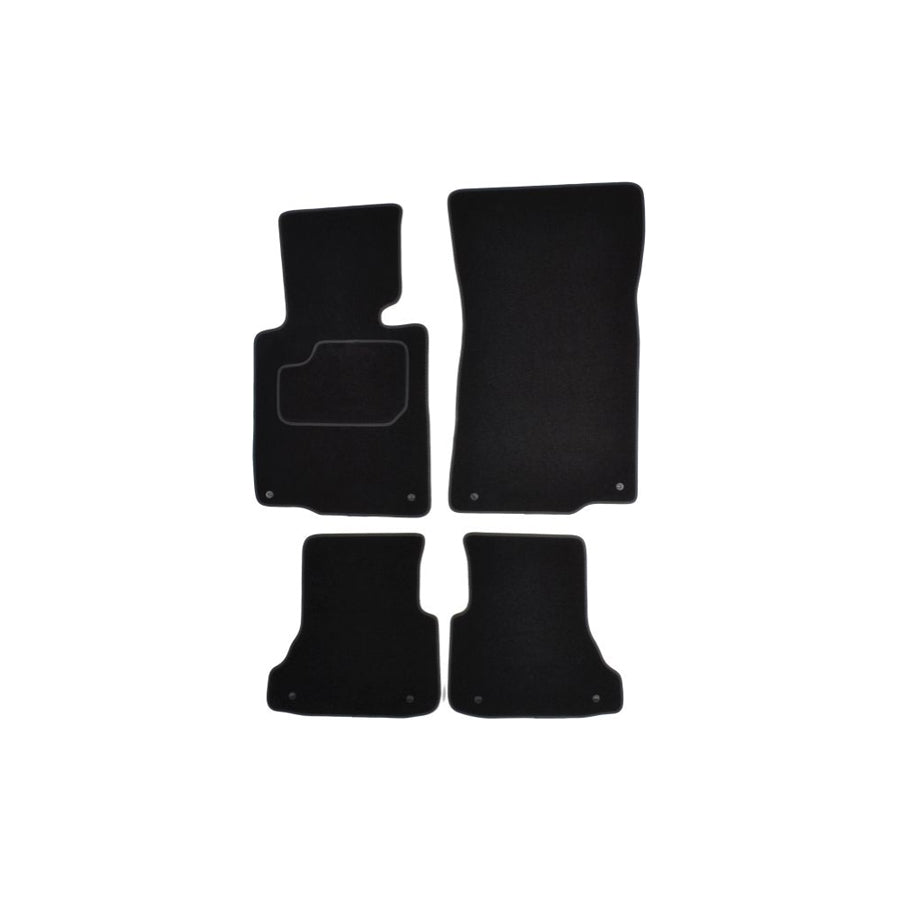MAMMOOTH A041 BM85 PRM 01 Floor mat set for BMW 3 Convertible (E46) Textile, Front and Rear, Quantity: 4, Black