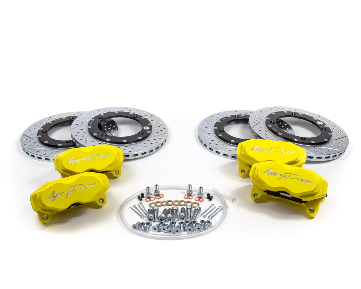 Agency Power AP-BRP-X3-460-YLW Big Brake Kit Front and Rear Yellow Can-Am Maverick X3 Turbo | Duco Car Parts UK Car Parts