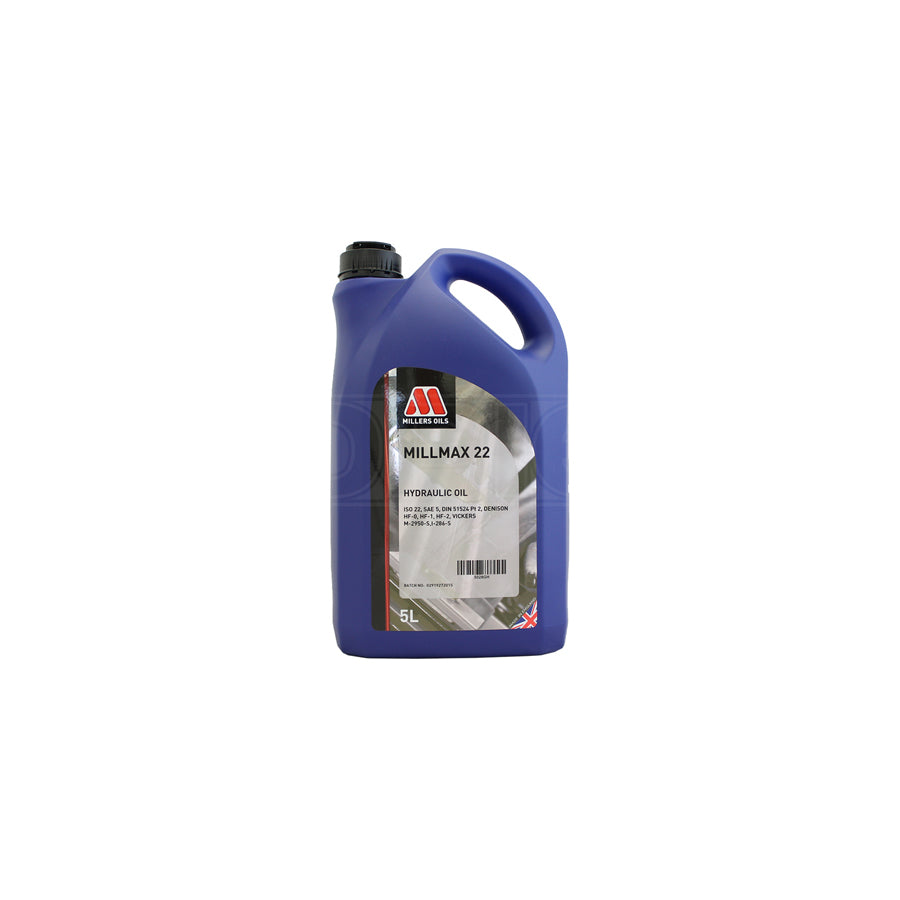 Millers Oils Millmax 22 Hydraulic Oil 5l