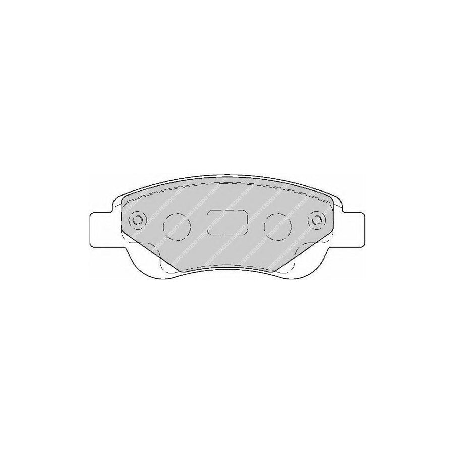 Ferodo Sl Fsl1790 Brake Pad Set Not Prepared For Wear Indicator With Brake Caliper Screws With Spring