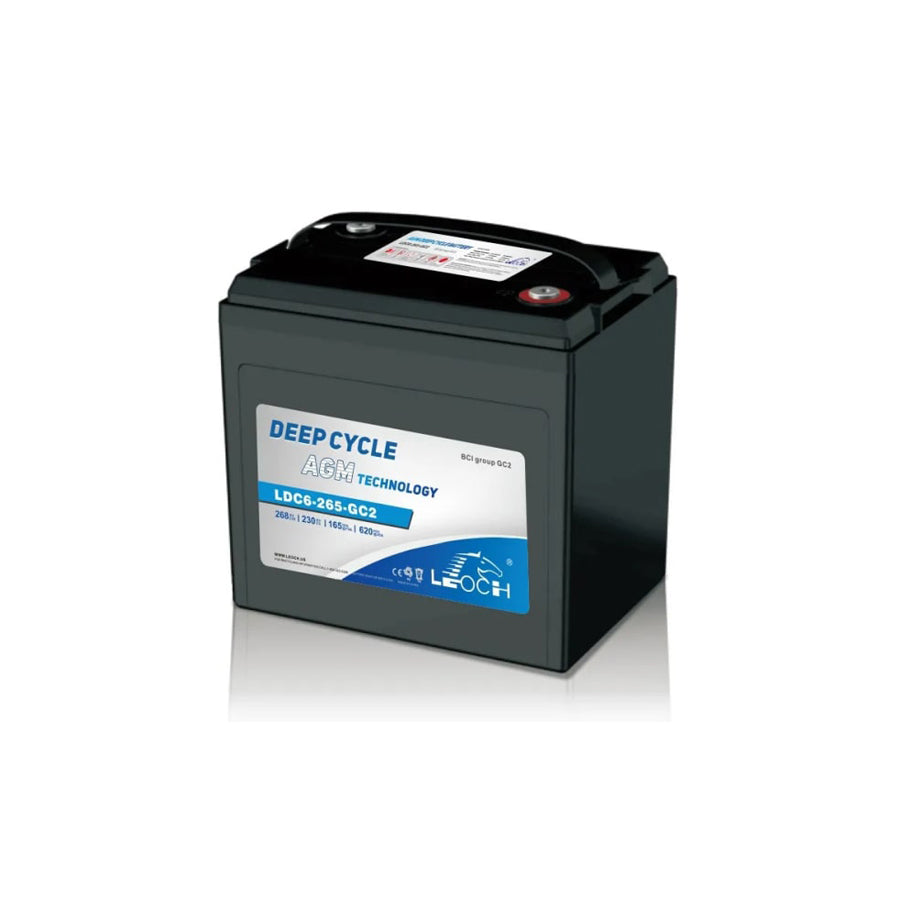 Leoch 6V 268Ah Deep Cycle AGM Battery - LDC6-265-GC2