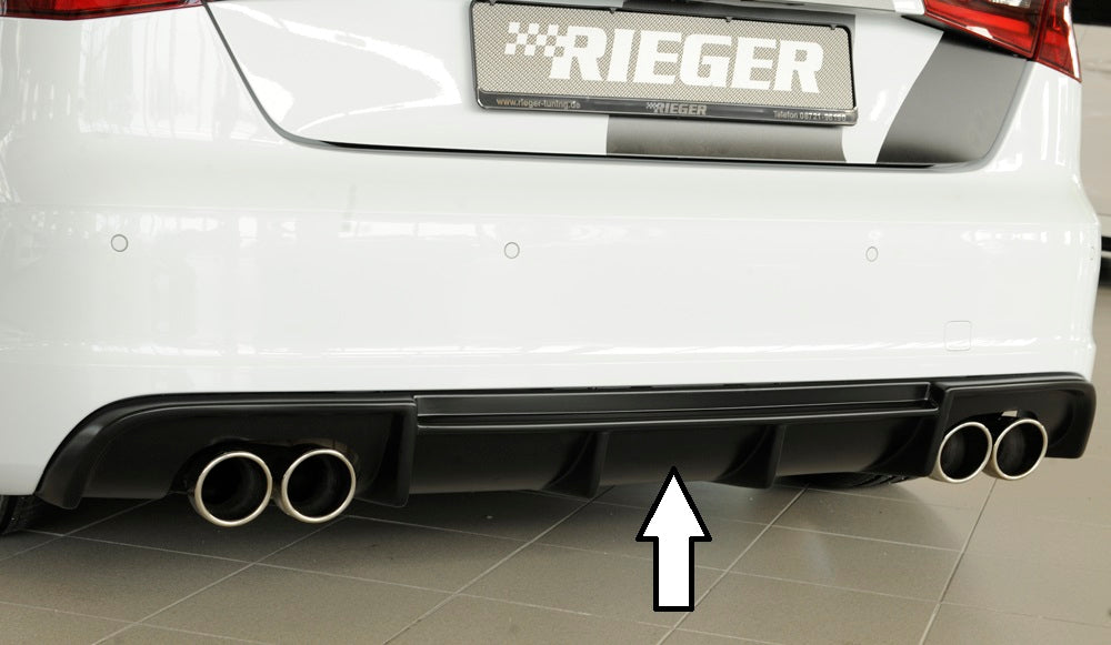 Rieger 00056805 Audi 8V A3 Rear Diffuser