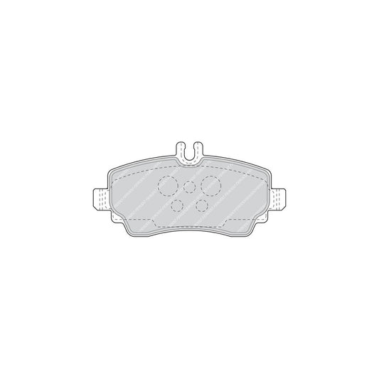 Ferodo Premier Fdb1356 Brake Pad Set Suitable For Mercedes Benz Vaneo W414 Incl Wear Warning Contact With Brake Caliper Screws With Accessories