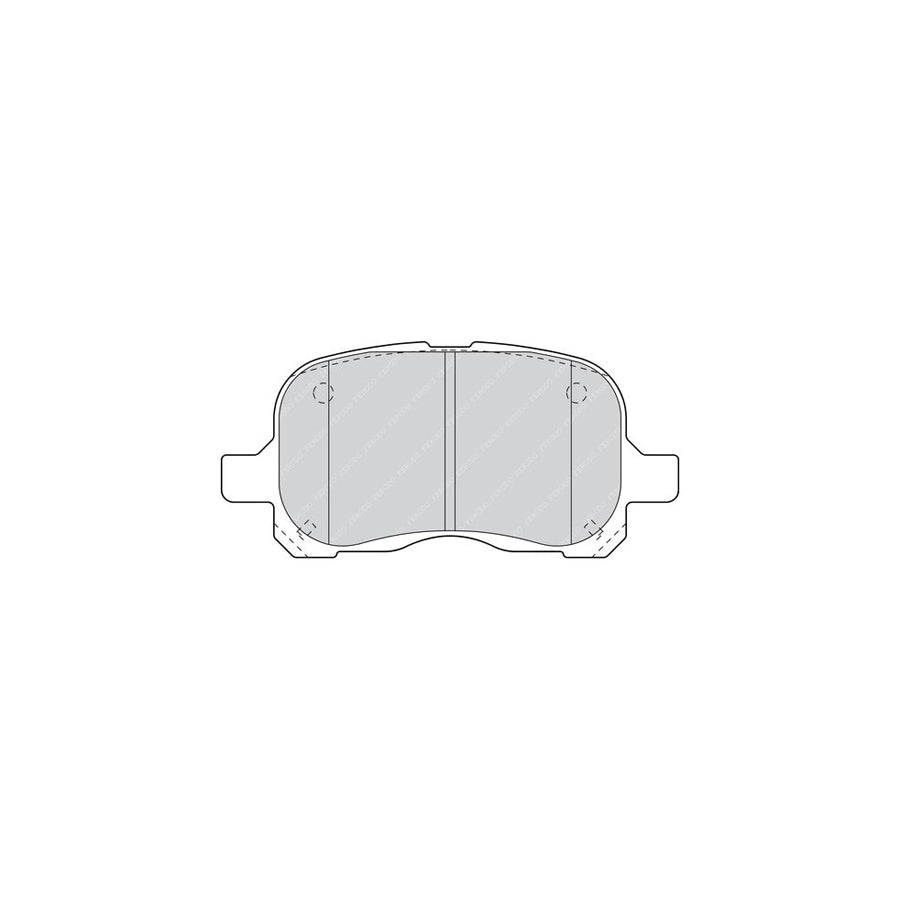Ferodo Premier Fdb1458 Brake Pad Set For Toyota Corolla Not Prepared For Wear Indicator