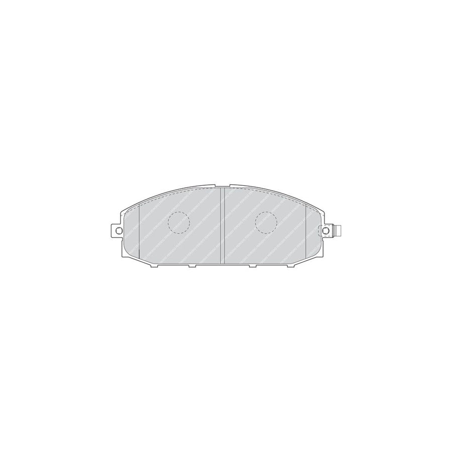 Ferodo Premier Fdb1577 Brake Pad Set For Nissan Patrol With Acoustic Wear Warning Without Accessories