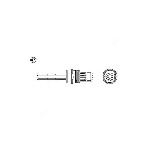 NTK Lambda Sensor / O2 Sensor (NGK 97633) - OZA457-EE40
