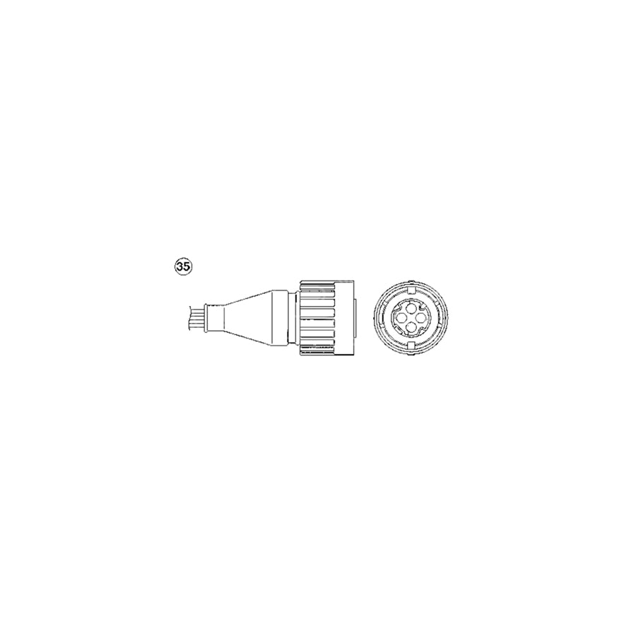NTK Lambda Sensor / O2 Sensor (NGK 0209) - OZA572-E8
