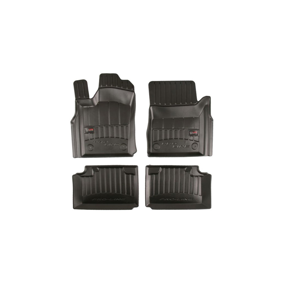 FROGUM 3D408692 Floor mat set for JEEP Compass (MP, M6) Elastomer, Front and Rear, Quantity: 4, Black