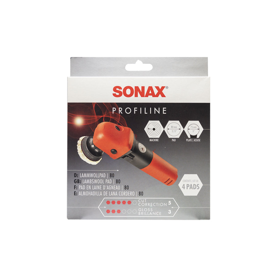 Sonax Lambswool Pad 80 | ML Performance Car Care