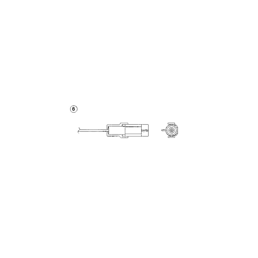 NTK Lambda Sensor / O2 Sensor (NGK 0166) - OZA401-E58