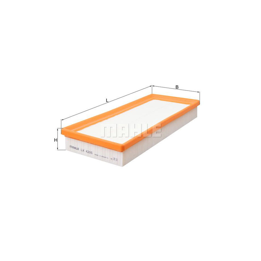 MAHLE ORIGINAL LX 4205 Air Filter Filter Insert