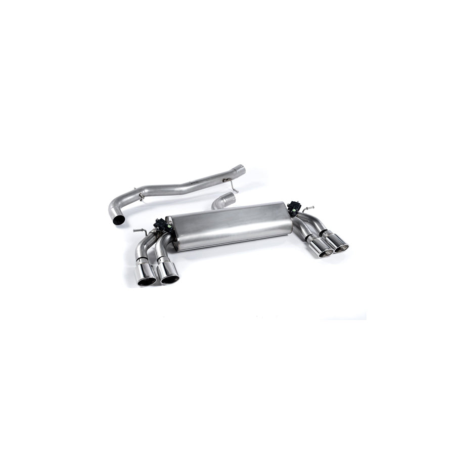 MillTek Audi 8V S3 Non-Resonated Cat-Back Exhaust (Quattro)
