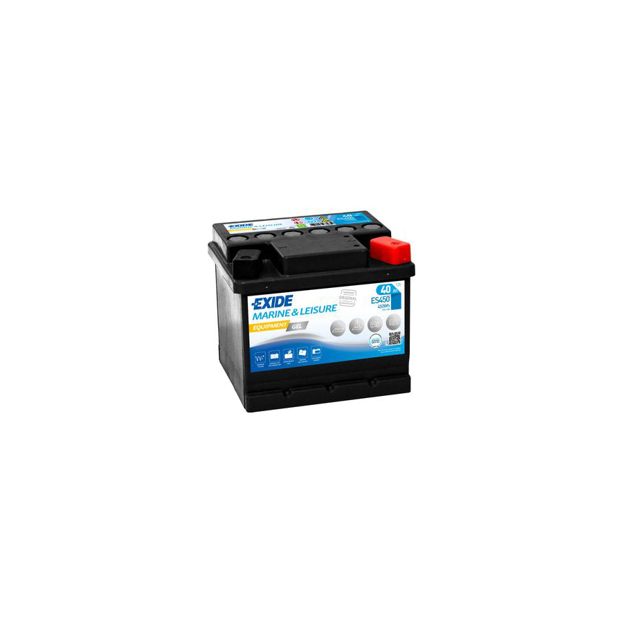 Exide ES450 G40 Marine Gel Leisure Battery 40AH | Duco Car Parts UK Car Parts
