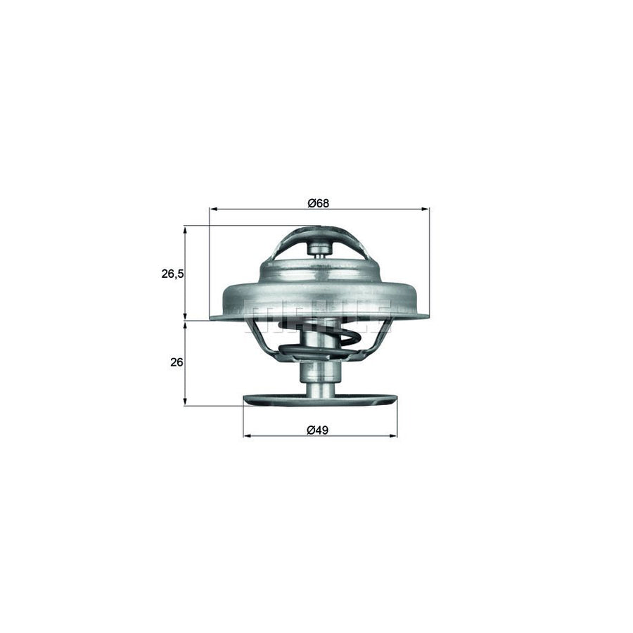 MAHLE ORIGINAL TX 62 89 Engine thermostat Opening Temperature: 89°C, without gasket / seal