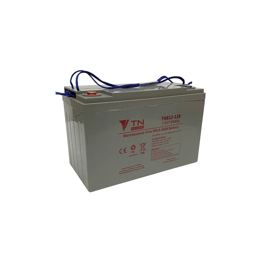 TN Power AGM 12V 125Ah Deep Cycle Battery - TNE12-125