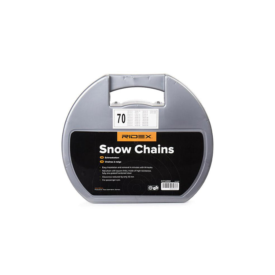RIDEX 5171A0002 Snow chains Quantity: 2