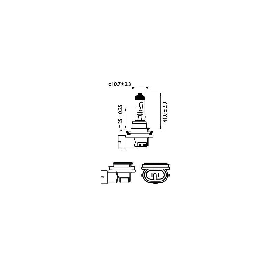 PHILIPS 12360WVUB1 Bulb, spotlight H8 12V 35W PGJ19-1 Halogen