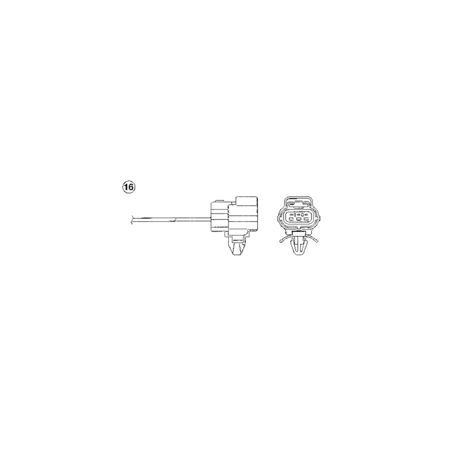 NTK Lambda Sensor / O2 Sensor (NGK 0188) - OZA186-F5