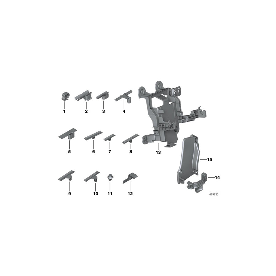 Genuine BMW 61129362252 Cover For Wiring Duct (Inc. i3 94Ah, i3s 94Ah Rex & i3 120Ah) | Duco Car Parts UK Car Parts