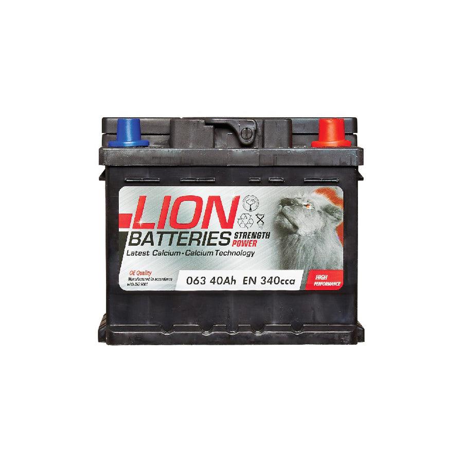 Lion 063 Car Battery - 3 Year Guarantee