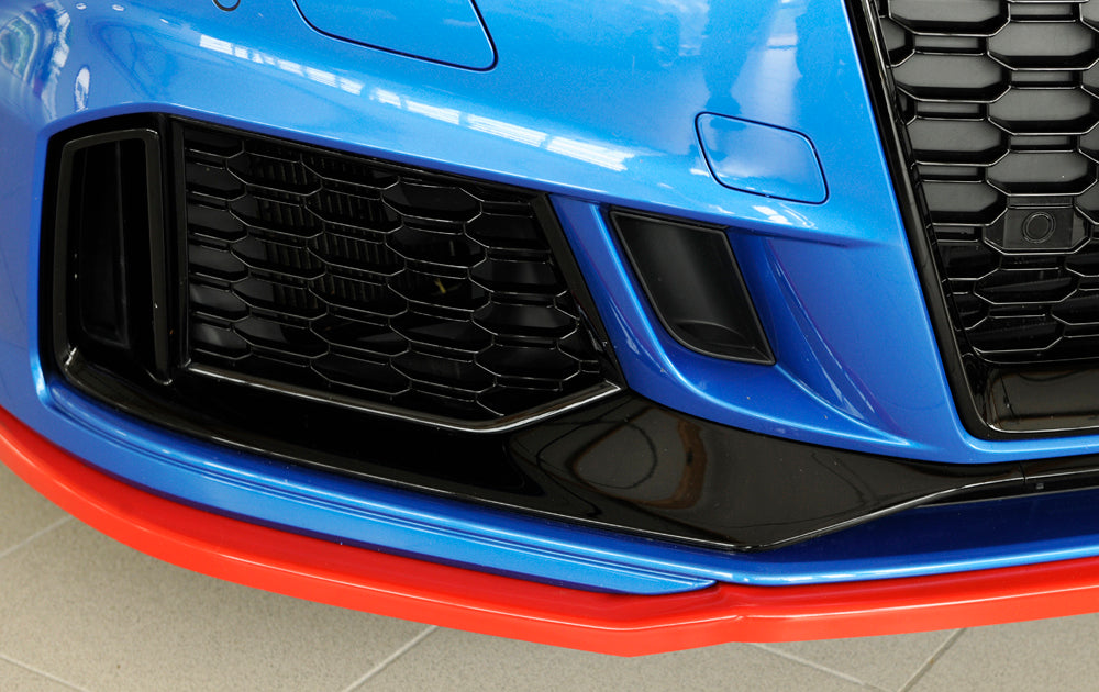 Rieger 00056810 Audi 8V RS3 Front Splitter - Matte Black