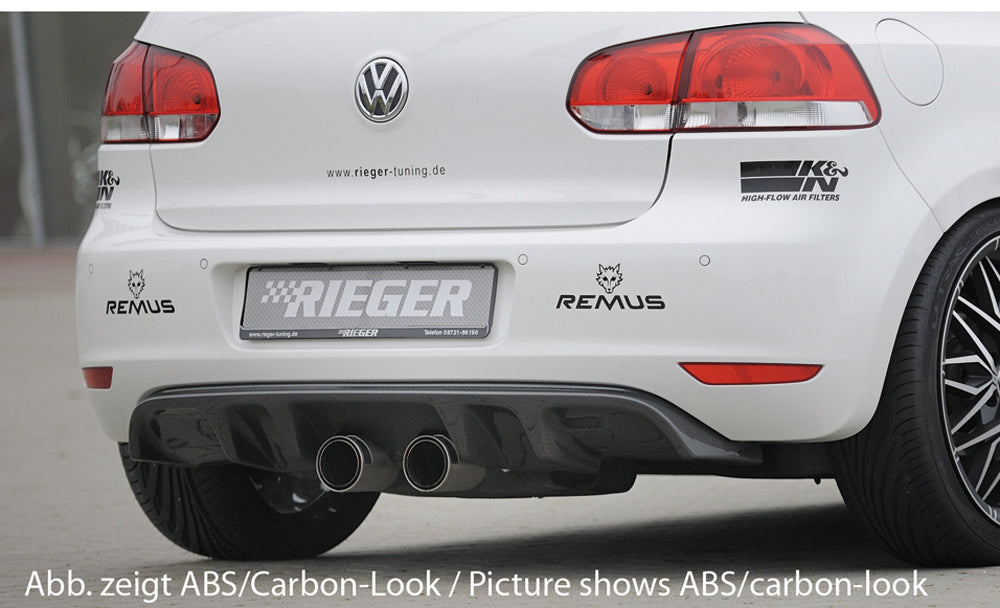 Rieger 00088146 VW Mk6 Golf Rear Diffuser
