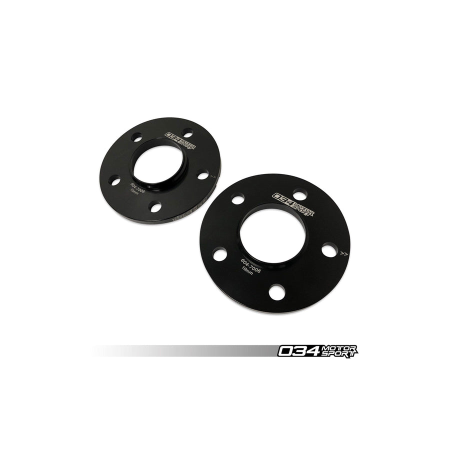 034Motorsport Wheel Spacer Pair, 10mm, Audi 5x112mm with 66.5mm Center Bore