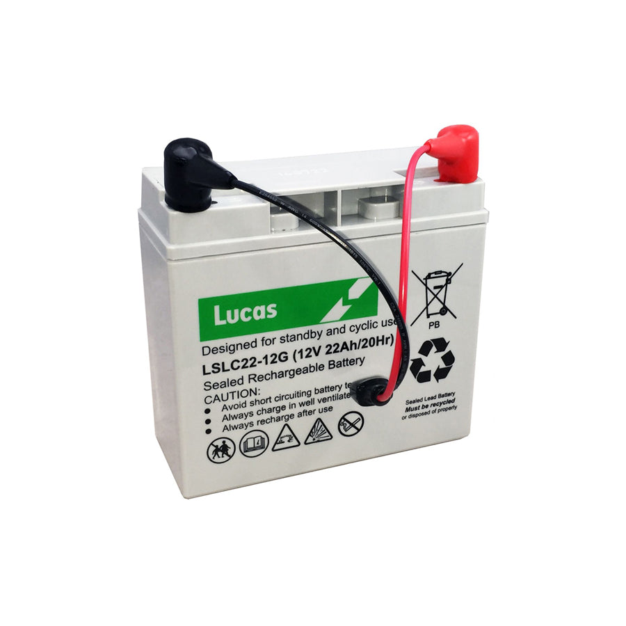 Lucas LSLC22-12G Golf Battery with Torberry Lead