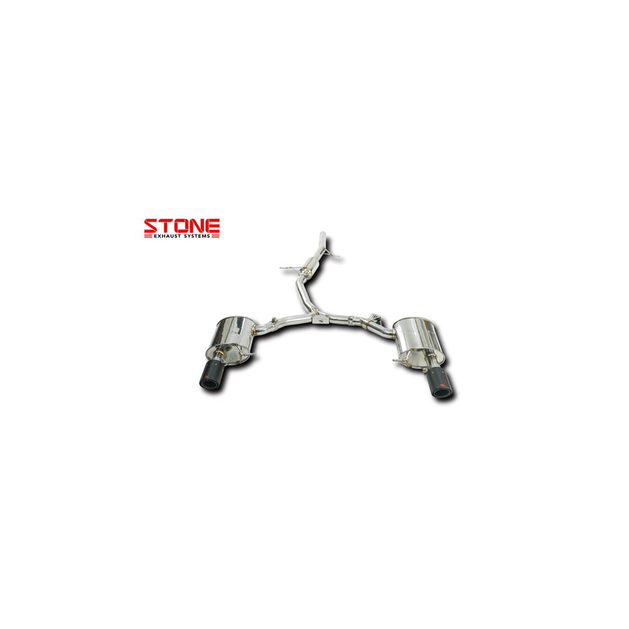 Stone Exhaust Audi EA888 B9 Valvetronic Catback Exhaust System (A4 45 TFSI & A5 45 TFSI)