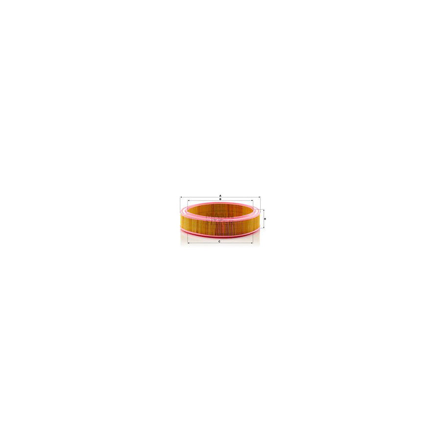 MANN-FILTER C 3082/5 Air Filter for FIAT Seicento / 600 Hatchback (187) Filter Insert